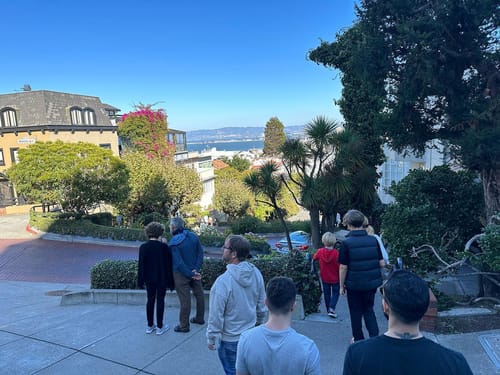 A famosa Lombard Street