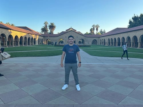 Visita no campus da universidade de Stanford