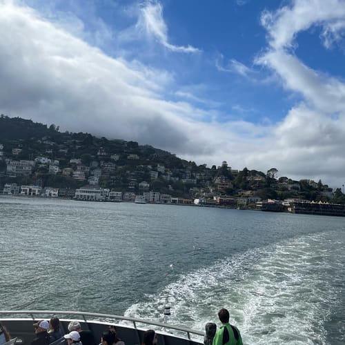 Boat ride from Sausalito back to San Francisco