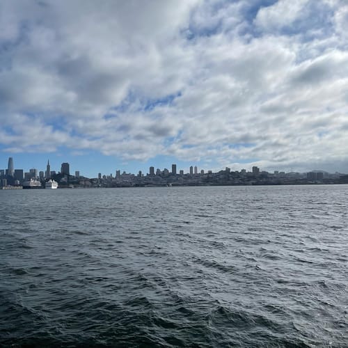 Boat ride from Sausalito back to San Francisco