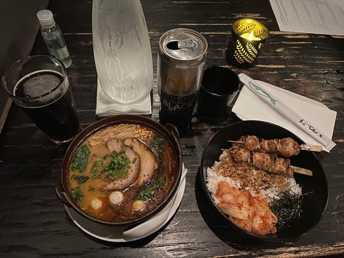 Tenho a missão de provar o melhor ramen de cada cidade que eu visito, esse é um dos melhores de San Francisco