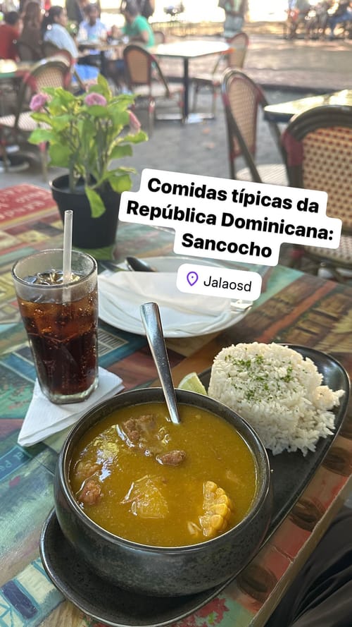 Typical foods of the Dominican Republic: Sancocho