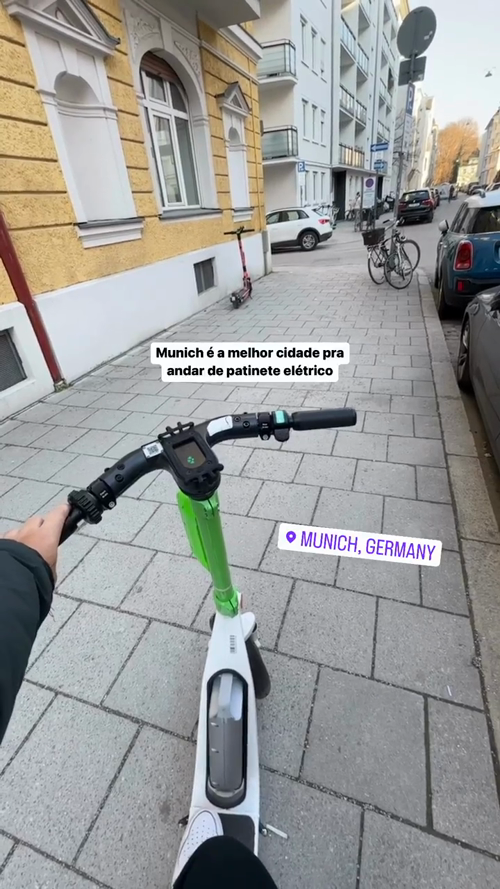 Munich é a melhor cidade pra andar de patinete elétrico