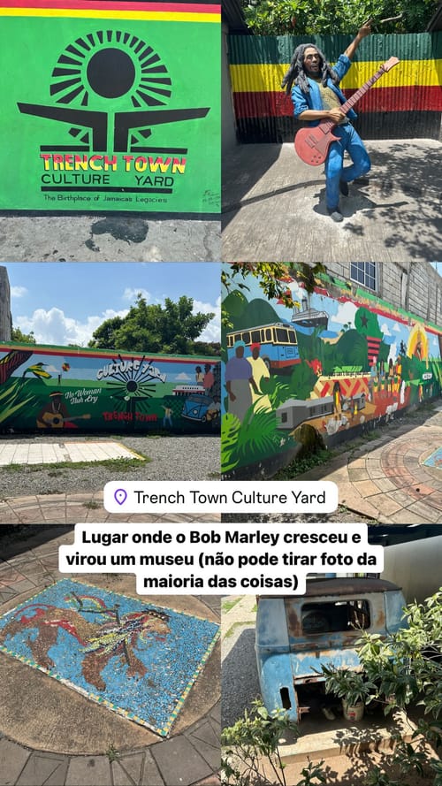 Lugar onde o Bob Marley cresceu e virou um museu (não pode tirar foto da maioria das coisas)