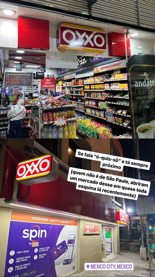 They say "ó-quis-sô" and it's always close (if you're not from São Paulo, they opened a market like this on almost every corner there recently)