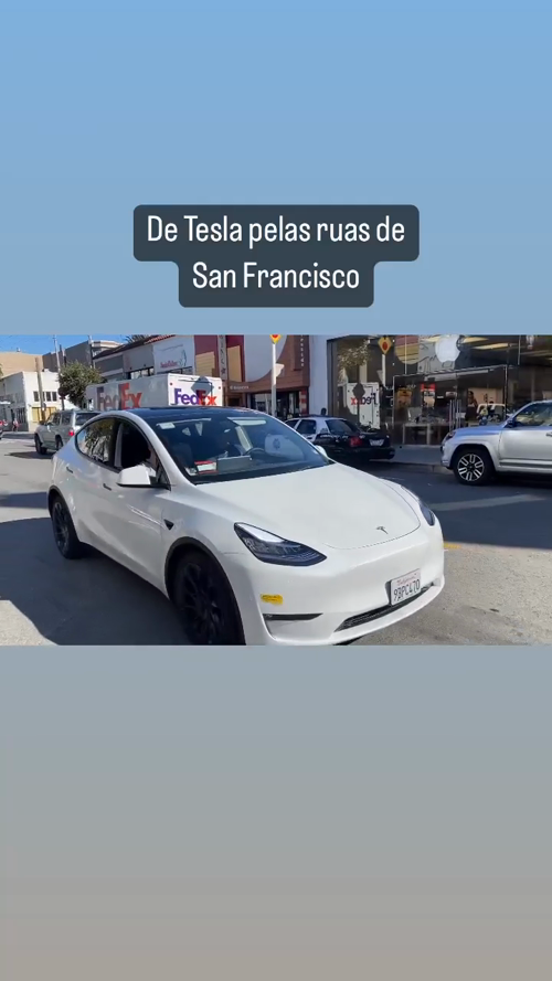 Driving a Tesla through San Francisco