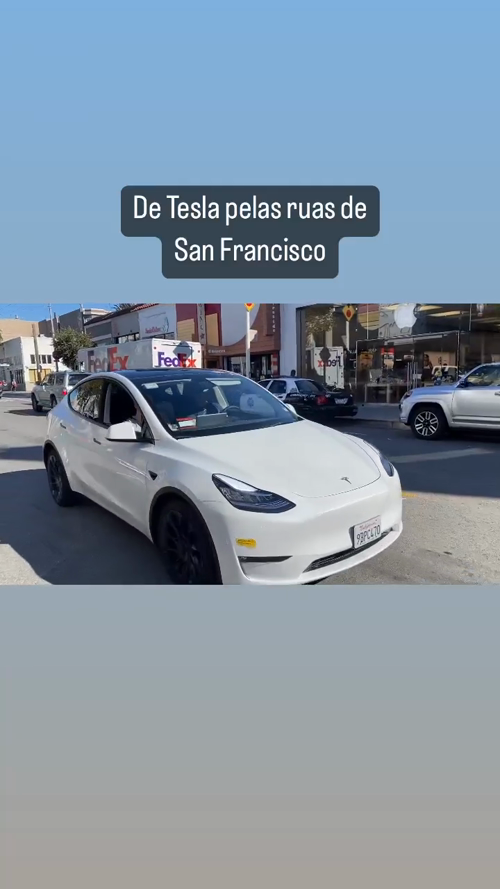 De Tesla pelas ruas de San Francinco