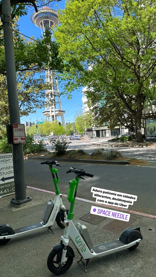 I love scooters in different cities, unlock them with the Uber app