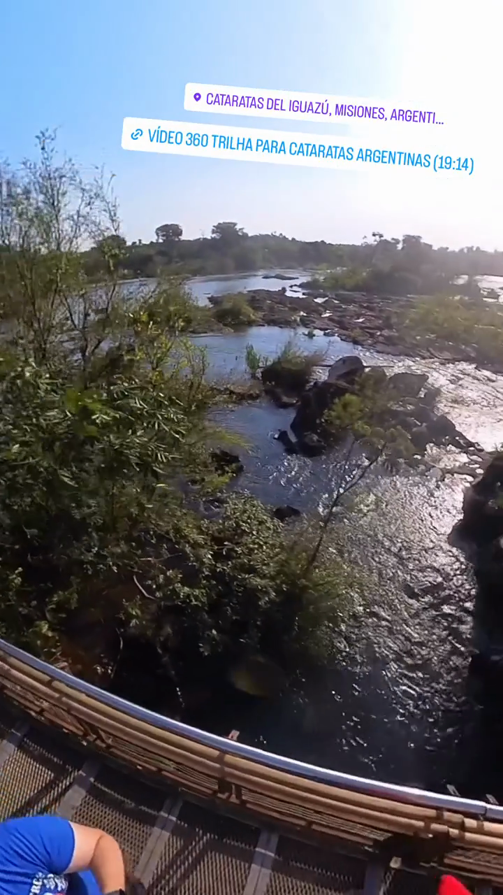 360 video of the trail to the Argentine falls