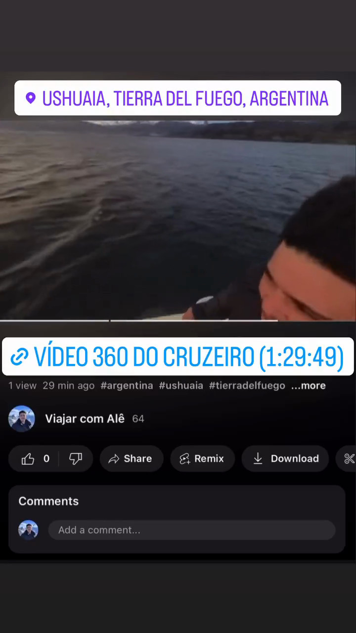360 video of the cruise