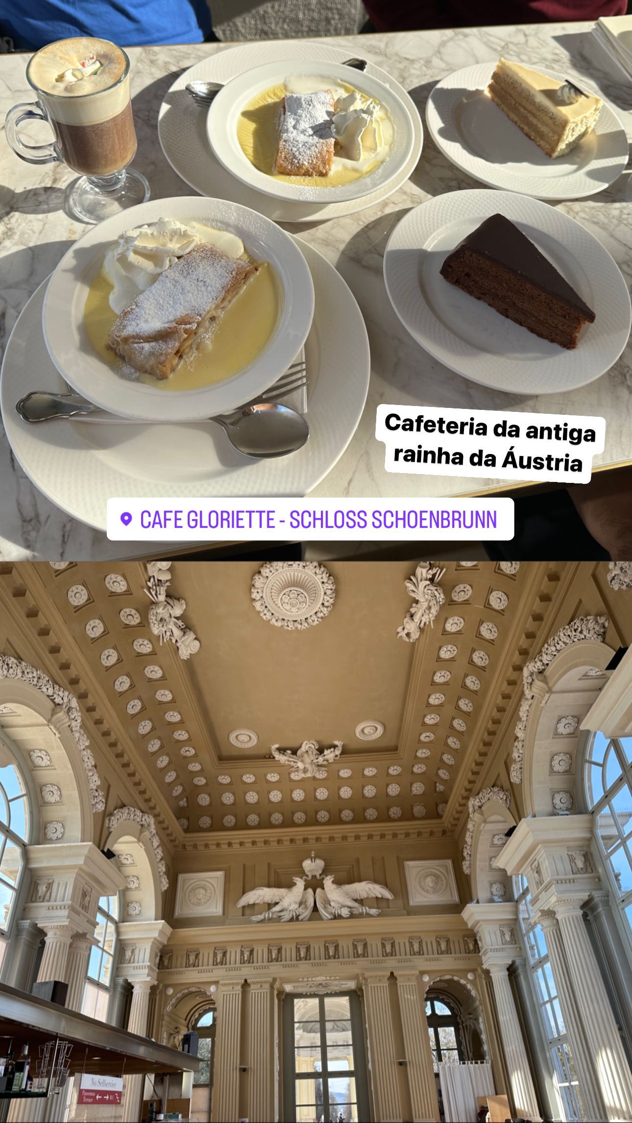 Cafeteria da antiga rainha da Áustria