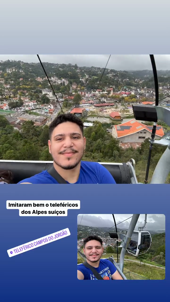 Imitaram bem o teleféricos dos Alpes suíços