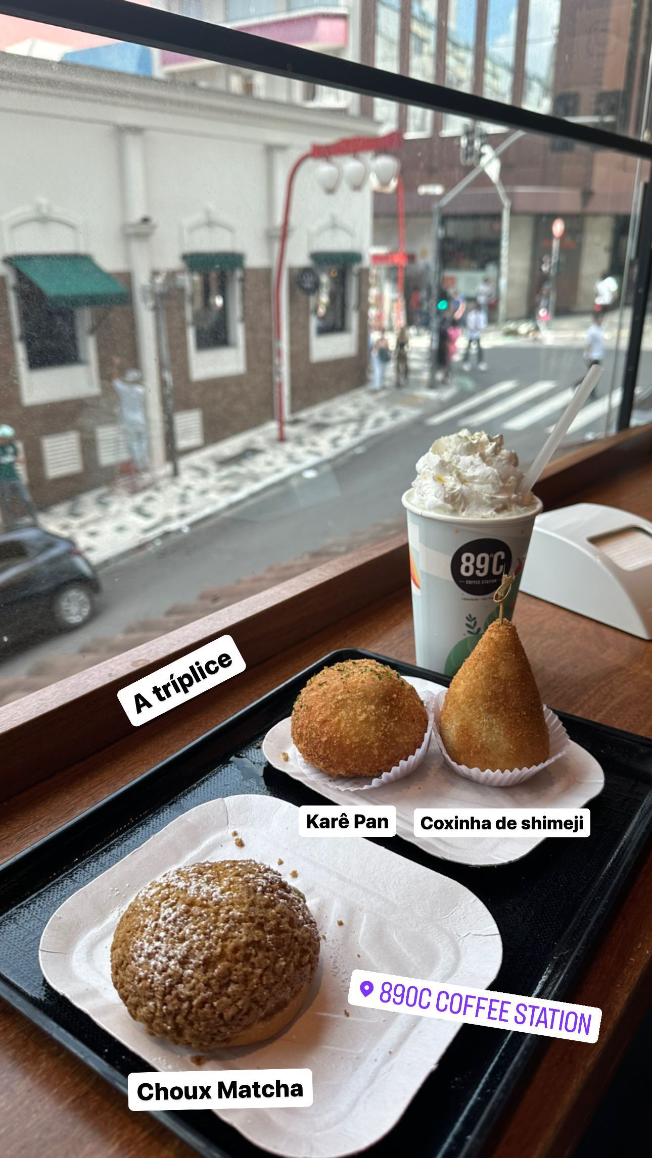 Karê Pan Shimeji Choux Matcha A Coxinha