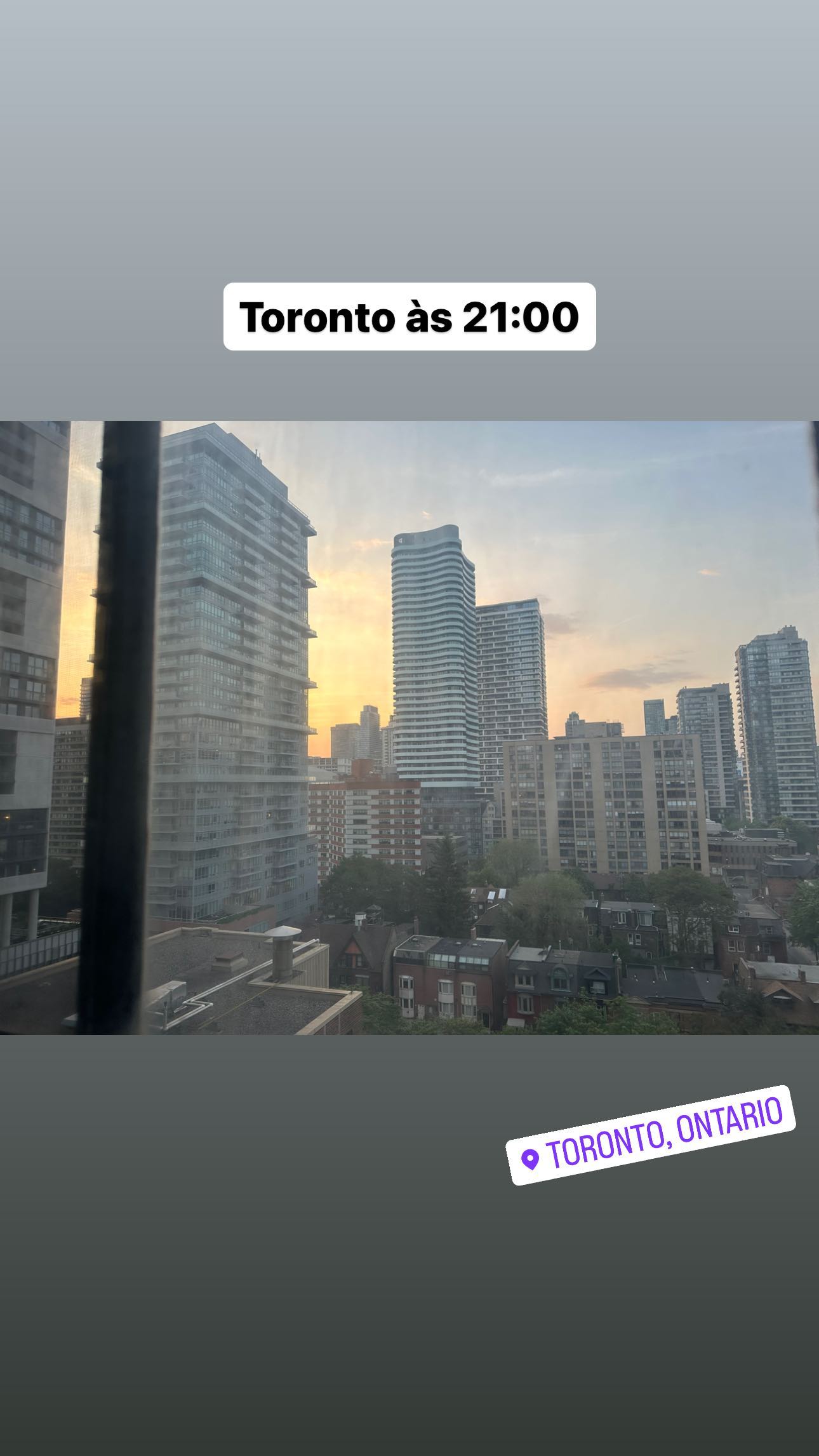 Toronto às 21:00