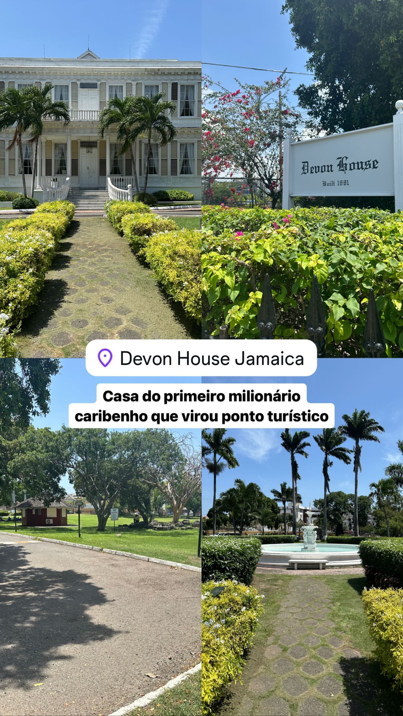 Casa do primeiro milionário do caribe que virou ponto turístico