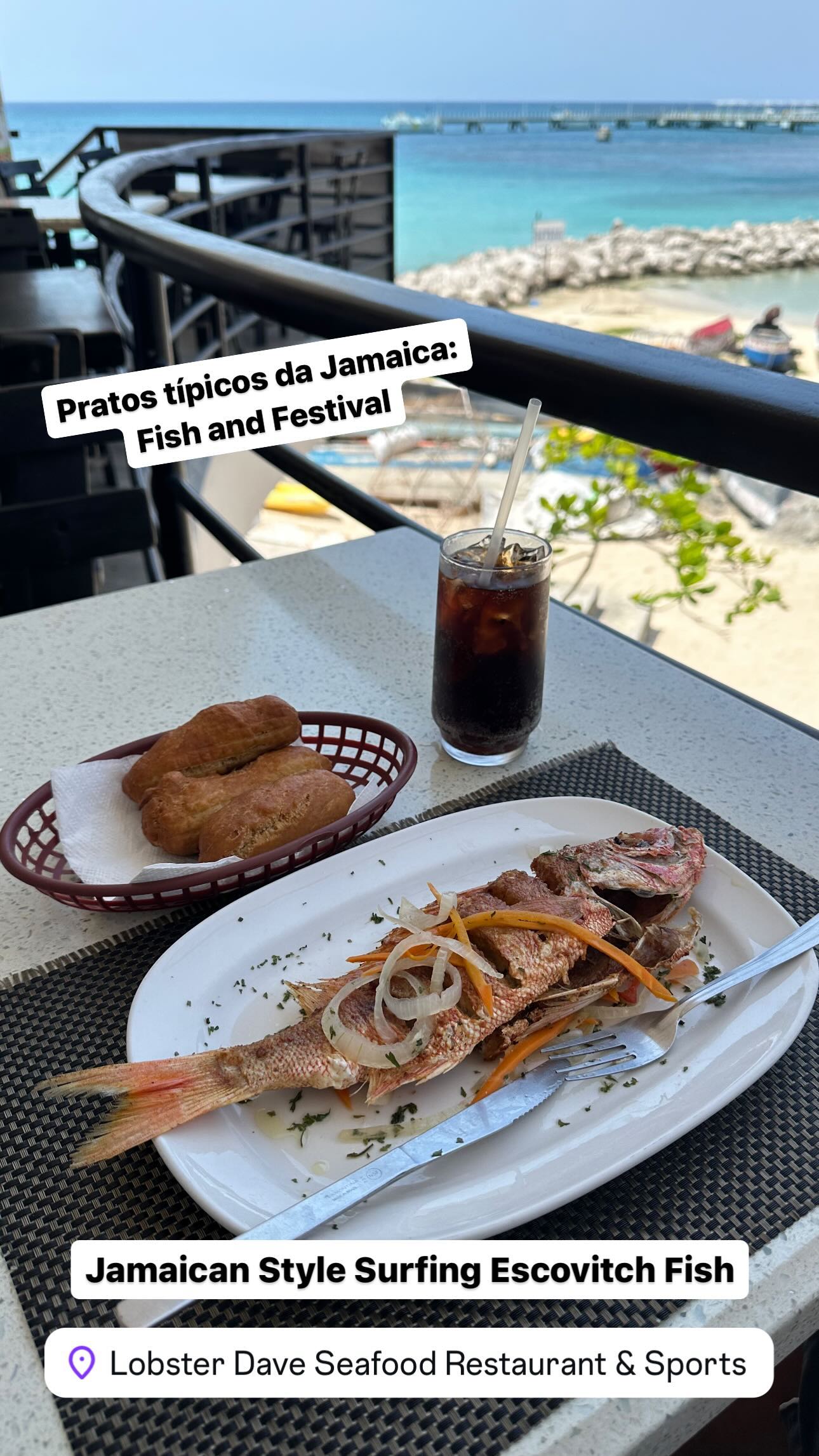 Pratos típicos da Jamaica: Fish and Festival - Jamaican Style Surfing Escovitch Fish