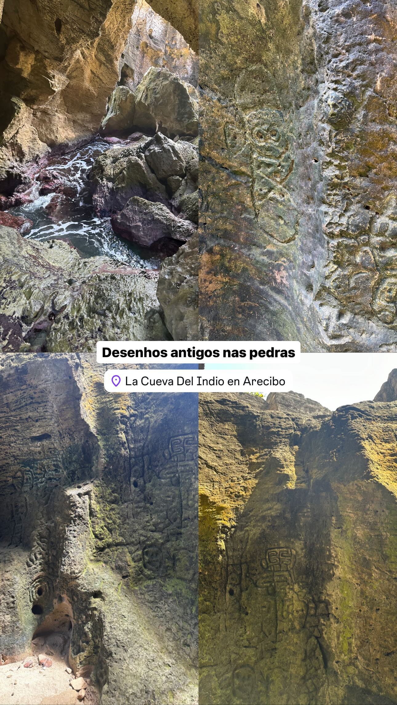 Desenhos antigos nas pedras