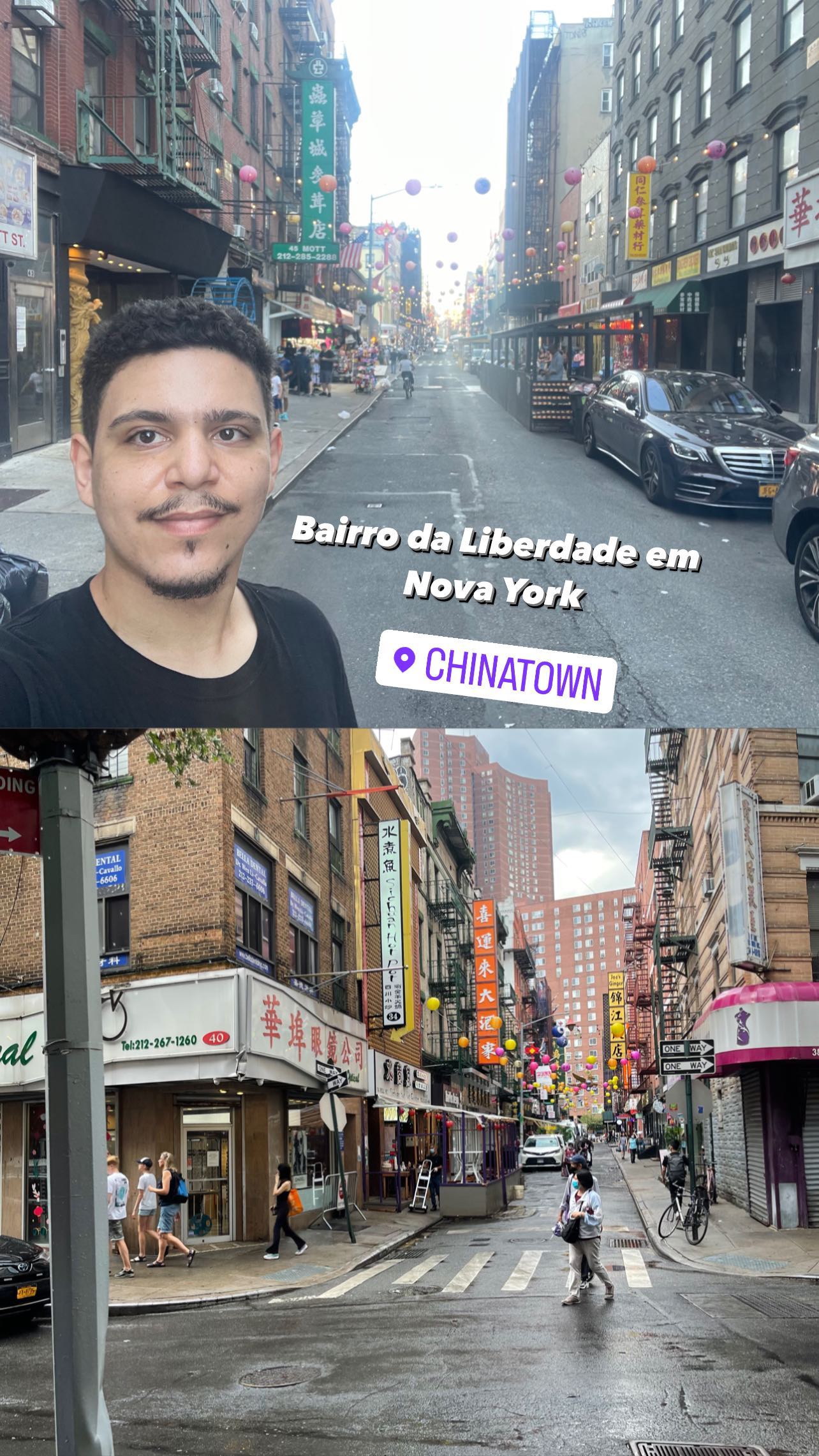 Bairro da Liberdade em Nova York