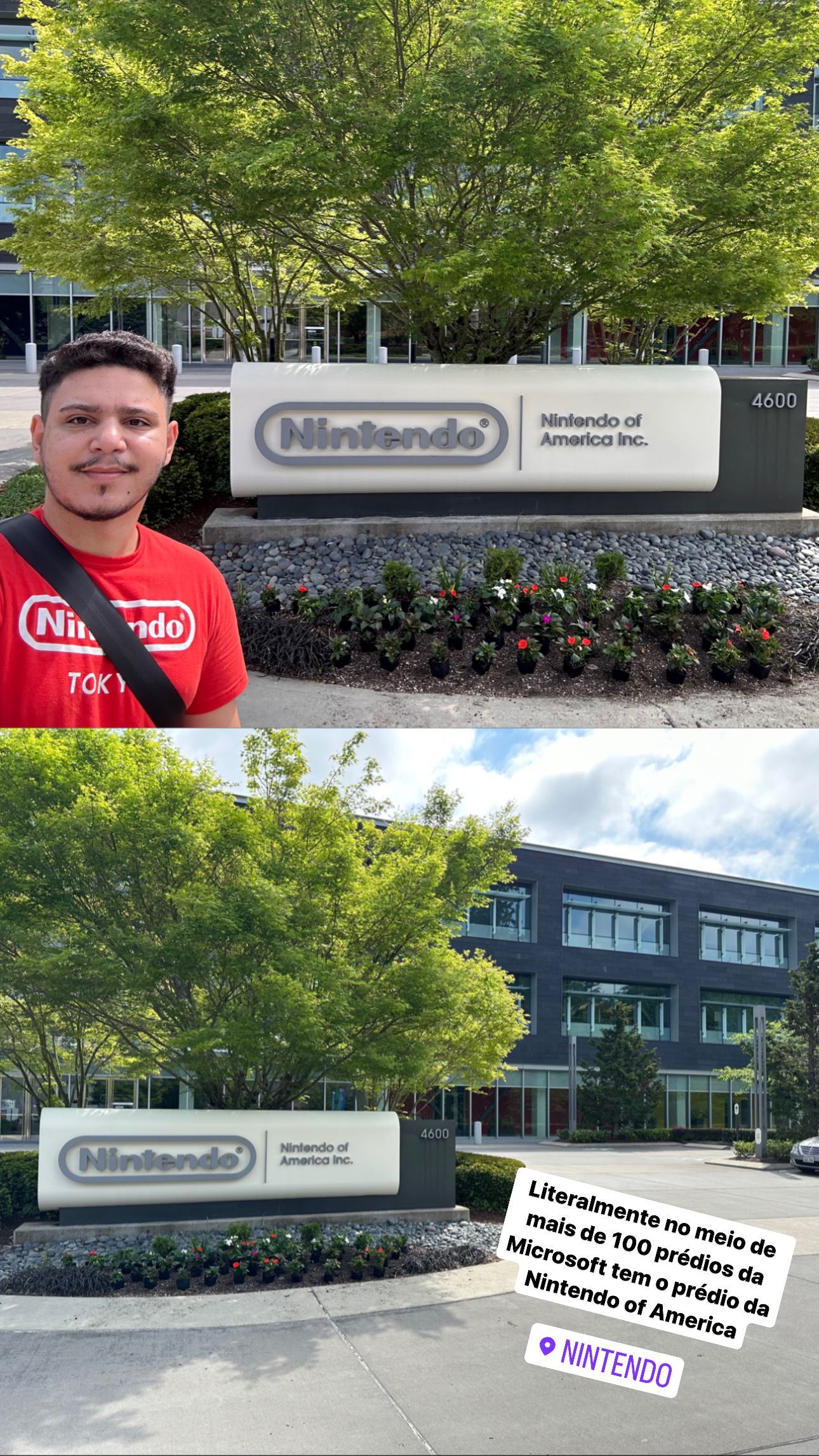 Literally in the middle of more than 100 Microsoft buildings is the Nintendo of America building