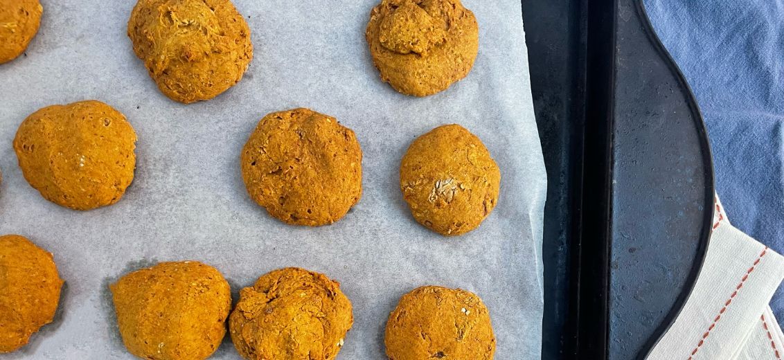 Biscuits à la mélasse et citrouille - 5 ingredients 15 minutes