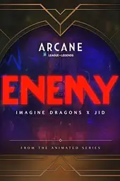 Imagine Dragons x J.I.D: Enemy മുവി പോസ്റ്റർ