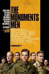 Movie poster of The Monuments Men