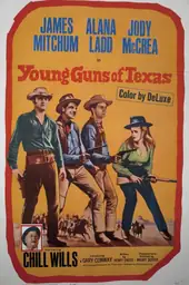 Movie poster of Young Guns of Texas