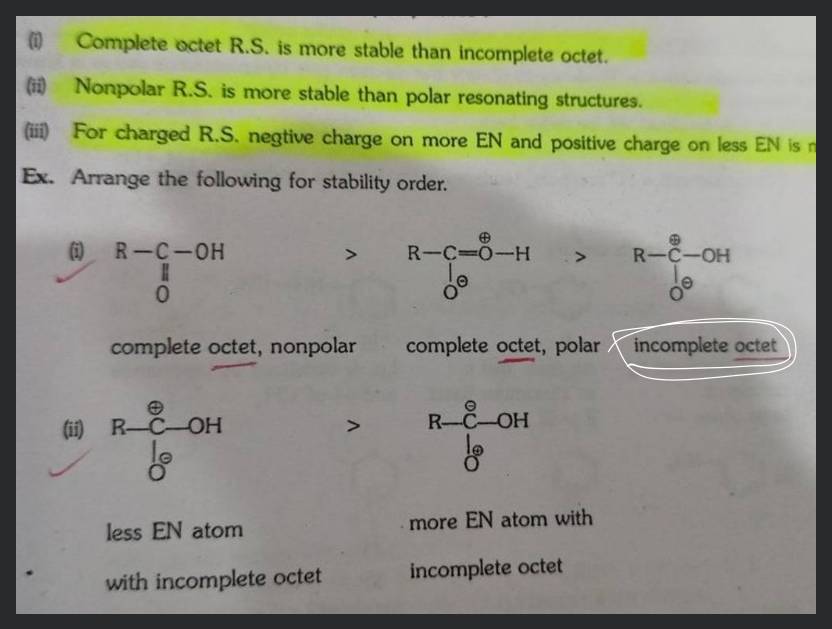 incomplete octet