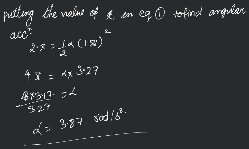 A computer disk drive is turned on starting from the rest and has constan..
