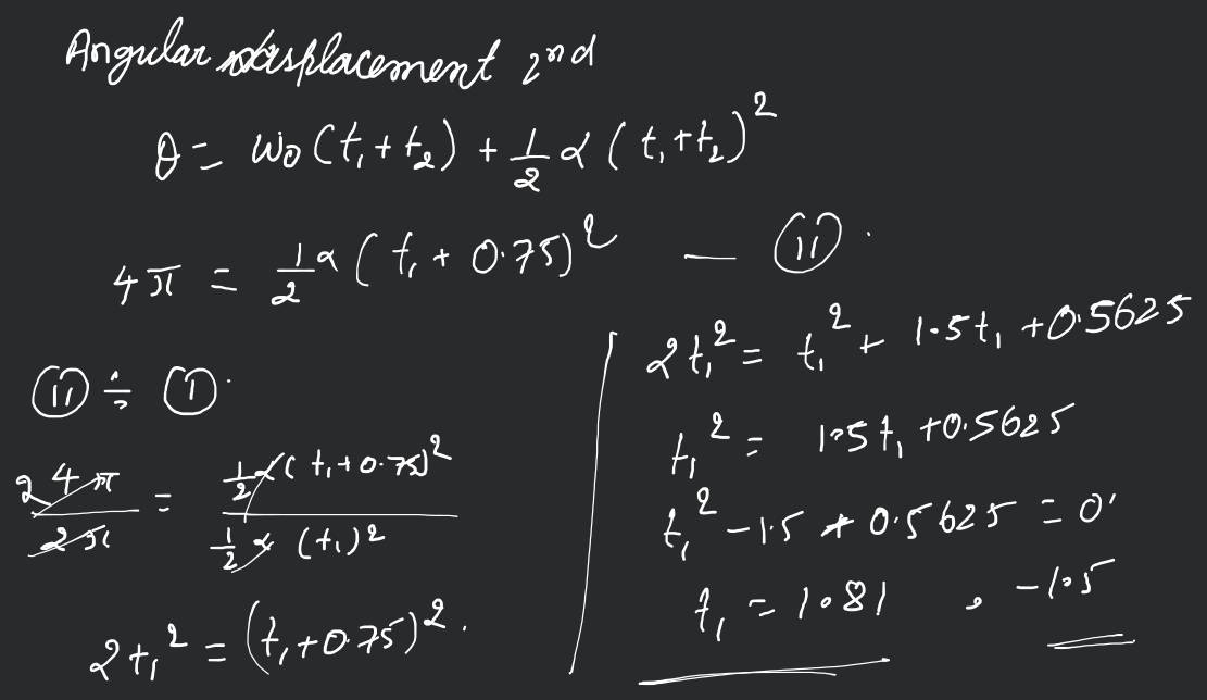 A computer disk drive is turned on starting from the rest and has constan..
