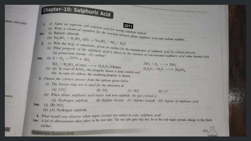 5.acid Radicals II & III | PDF | Nitrate | Salt (Chemistry)