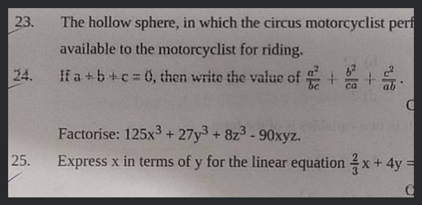 A hollow sphere in which a circus motorcyclist deals