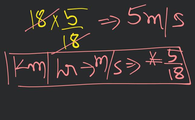 Example 8.6 - A car accelerates uniformly from 18 km/h to 36 km/h in 5