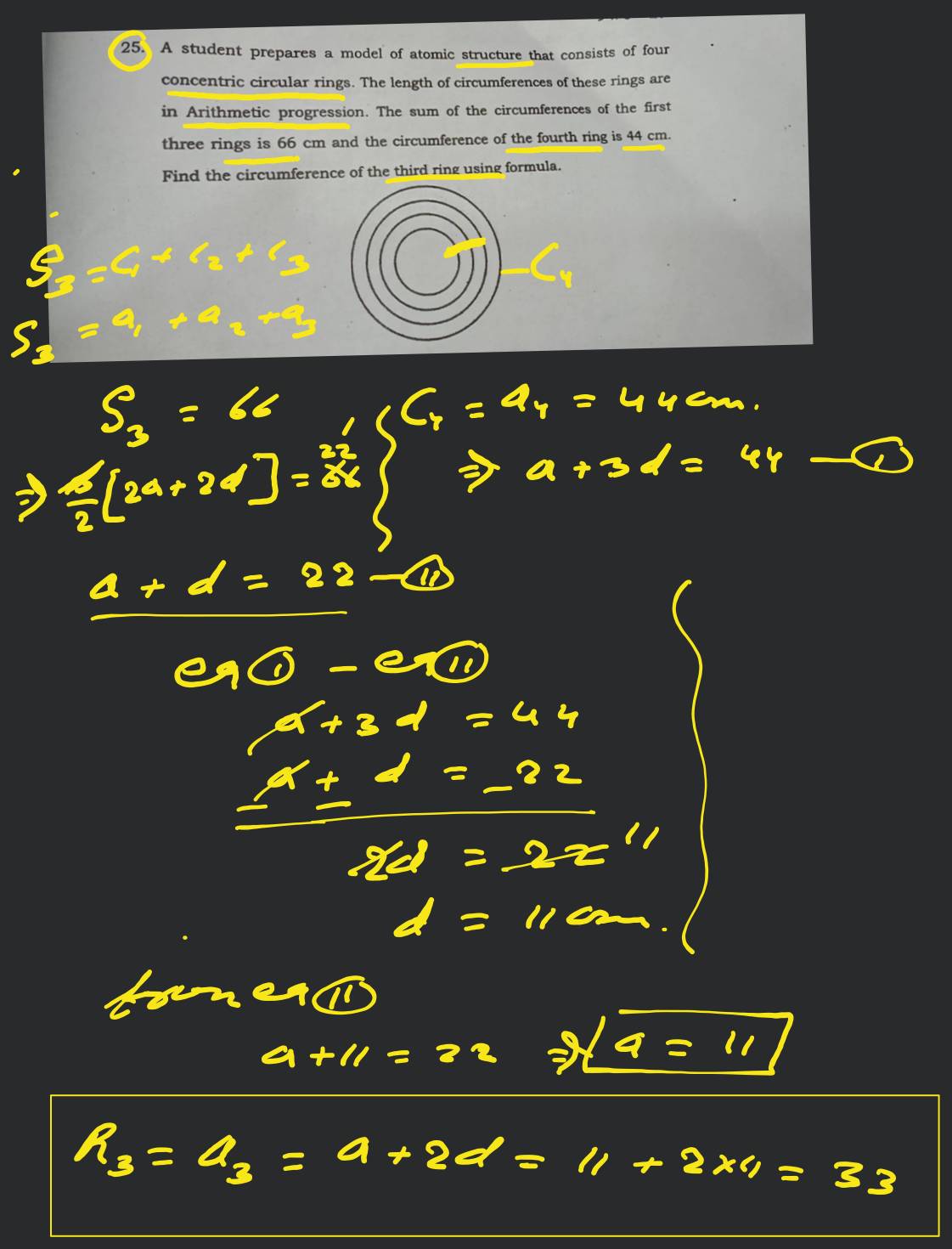 Is the circumference part of the circle's area? - Quora