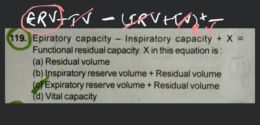 functional residual capacity