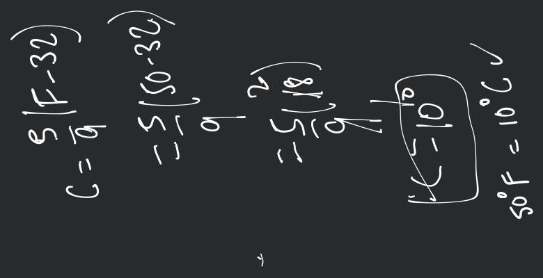 The formula C=5/9(F-32) expresses the relationship between Fahren