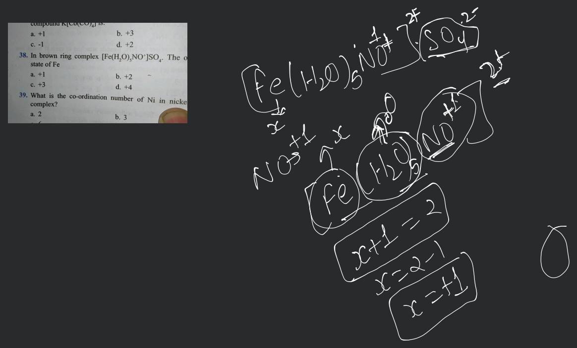 ⏩SOLVED:A brown ring complex compound is formulated as [Fe(H2 O)3… |  Numerade