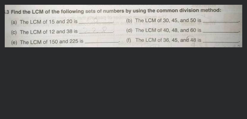 LCM of 30 and 35  How to Find LCM of 30 and 35