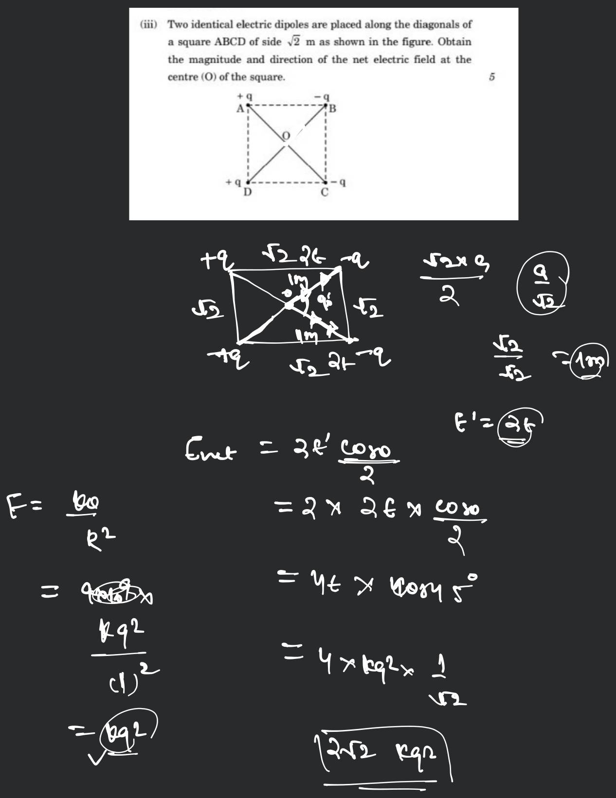 for-the-dipole-iii-two-identical-electric-dipoles-are-placed-along-the