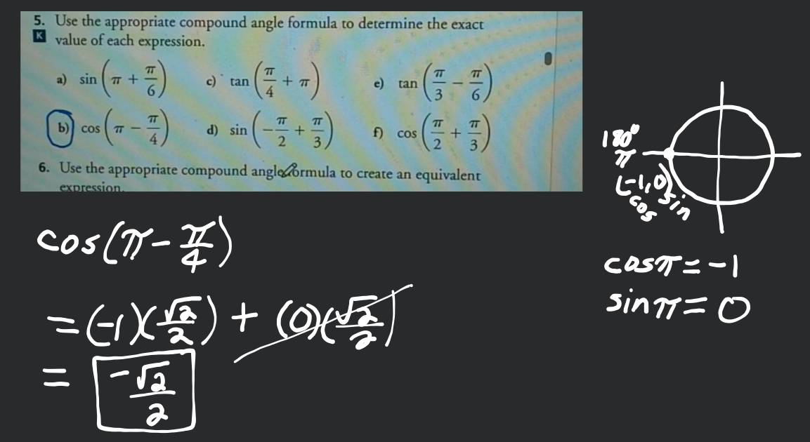 Compound Angle Identities