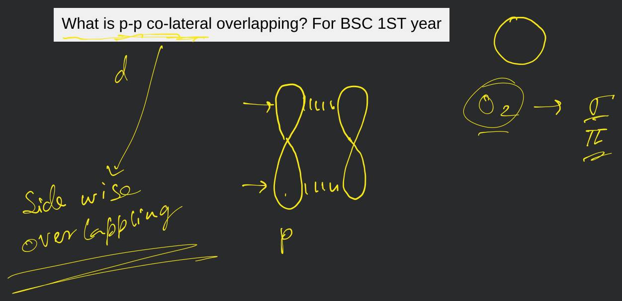 What is p-p co-lateral overlapping? For BSC 1ST year | Filo