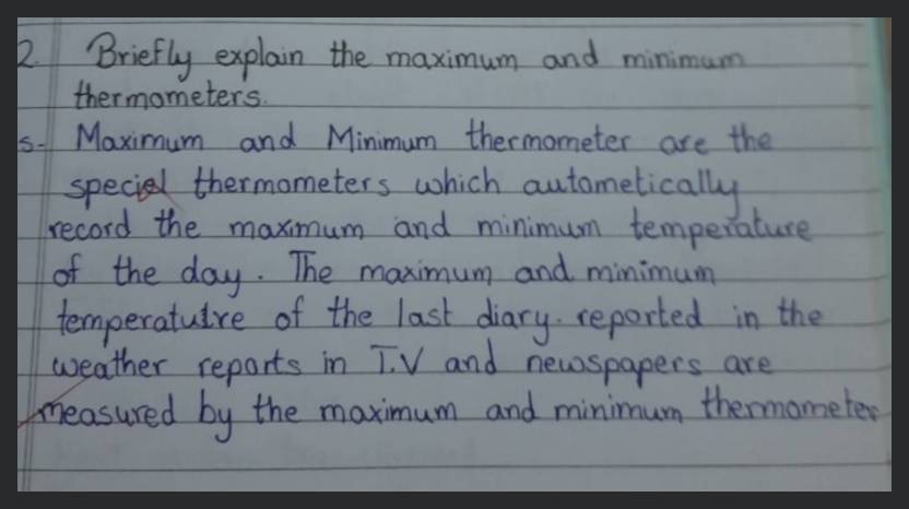 Maximum Thermometer - Mini Physics - Learn Physics