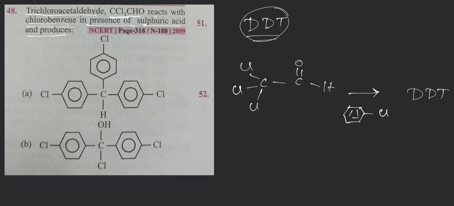 How is carbolic acid prepared from the following compounds : (i) Aniline  (ii) chlorobenzene and steam at 698 K ? Draw structure of DDT. Write its  envi - Sarthaks eConnect | Largest Online Education Community