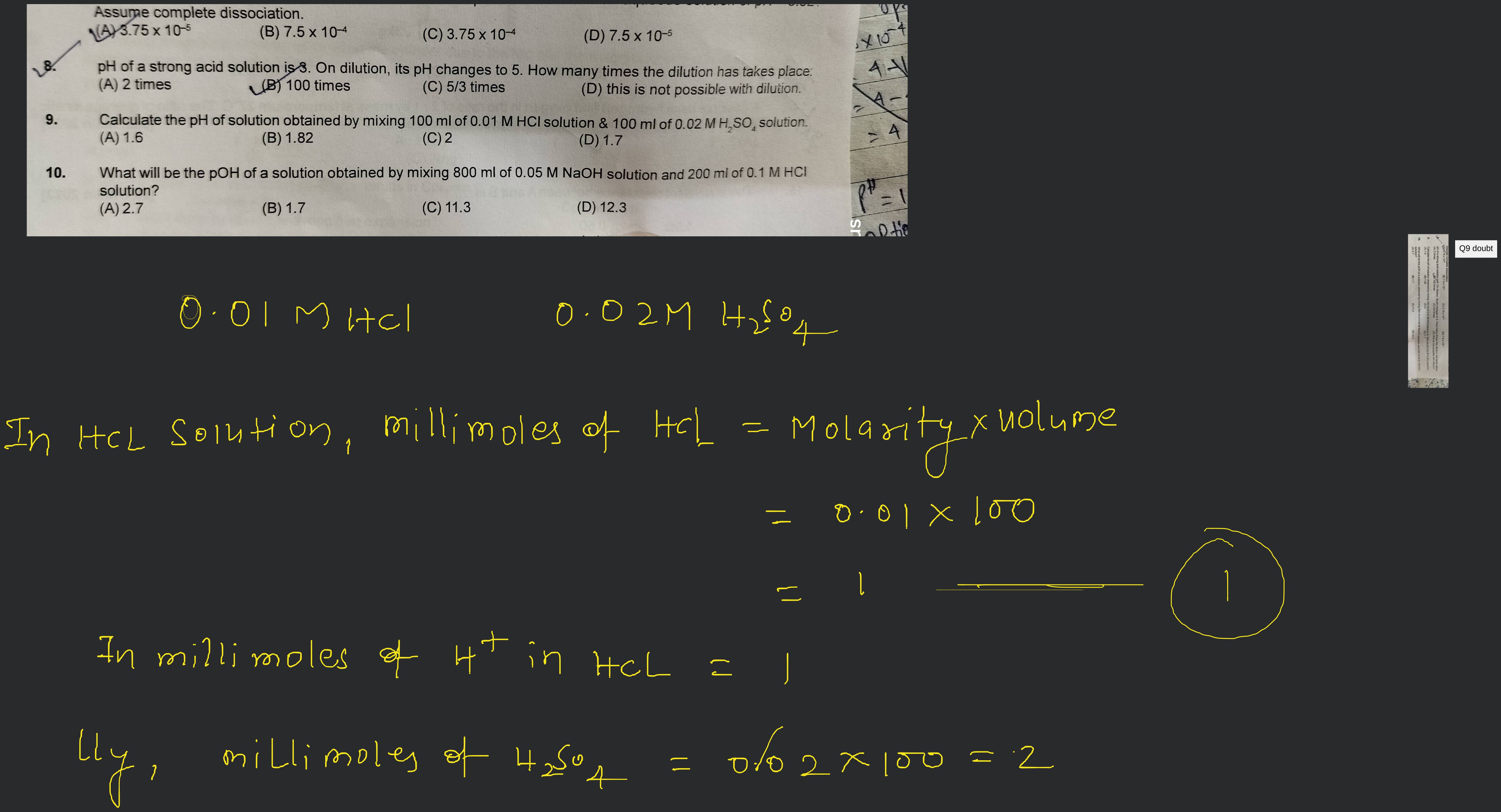 Effect of pH (5, 7, and 9) on Flopam (FO 4800 SH and FO 4990 SH) and