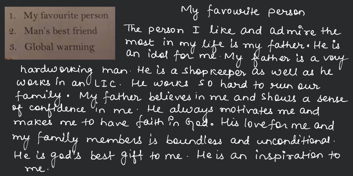 Personal Writing: The Best Gift I've Ever Received | Kibin