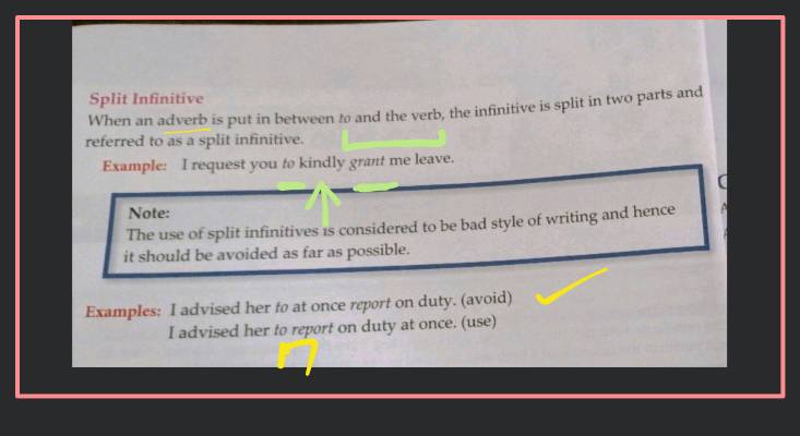 Split Infinitive: Explanation and Examples