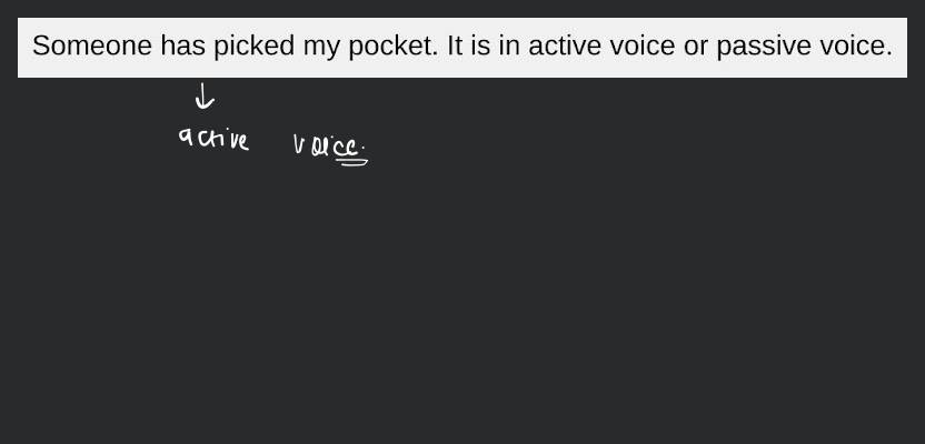 active to passive voice converter