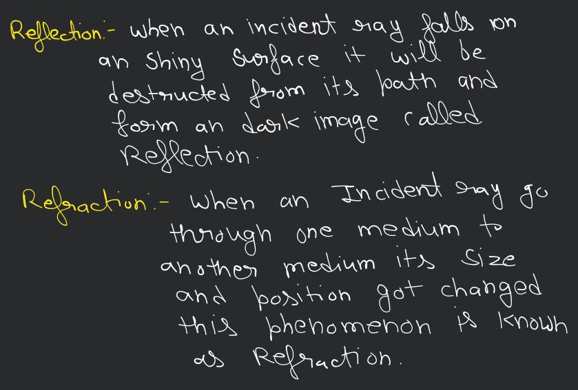 What is the difference between reflection and refraction of light?