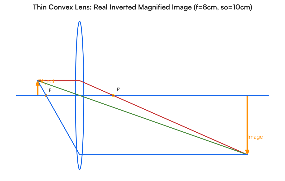 Real Inverted And Magnified PHY 352 - Optics Homework 8 due Wednesday, March 25 1) Show that, in the..
