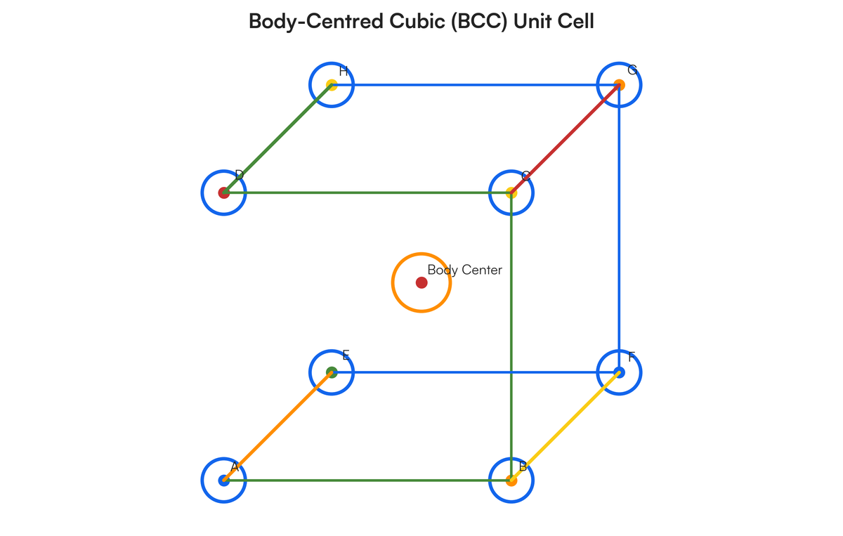 Q1. b) What do you mean by unit cell of crystal? Sketch the unit cell of